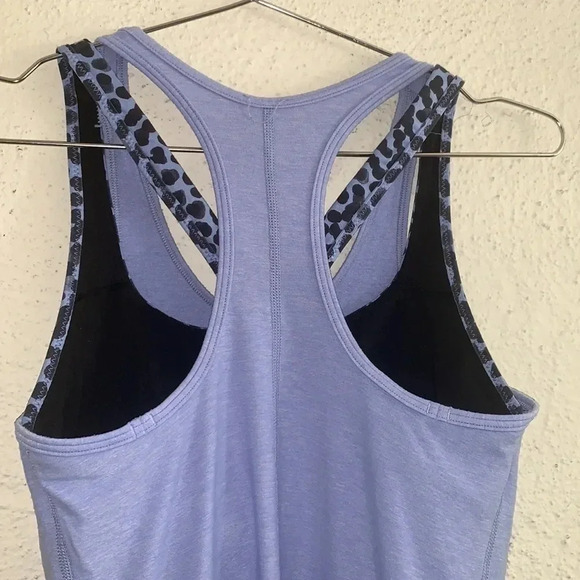 Lululemon Inspiration Tank II Heathered Lullaby / Ace Spot Lullaby Black Size 4 - Picture 8 of 10